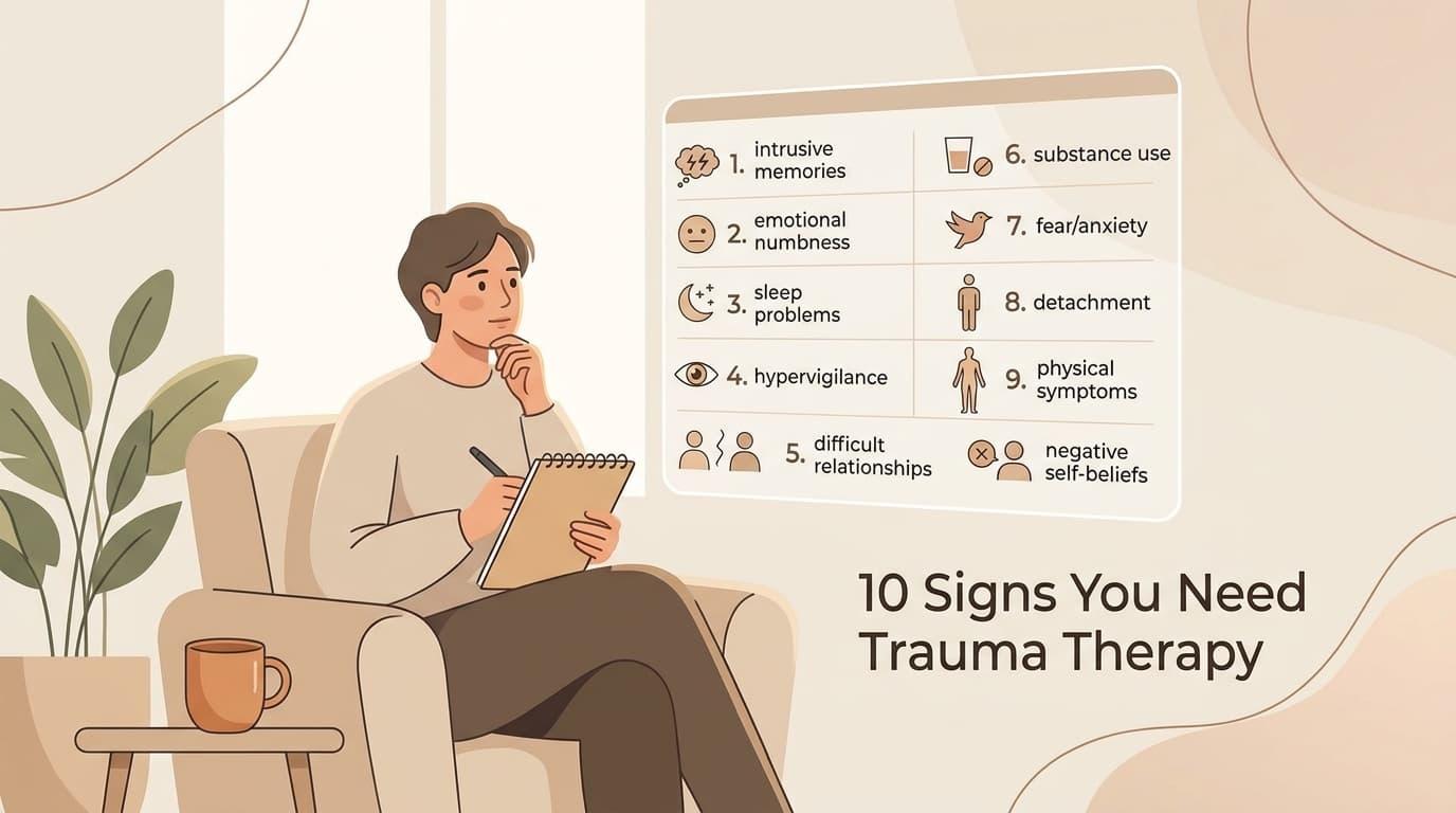 10 Signs You Need Trauma Therapy