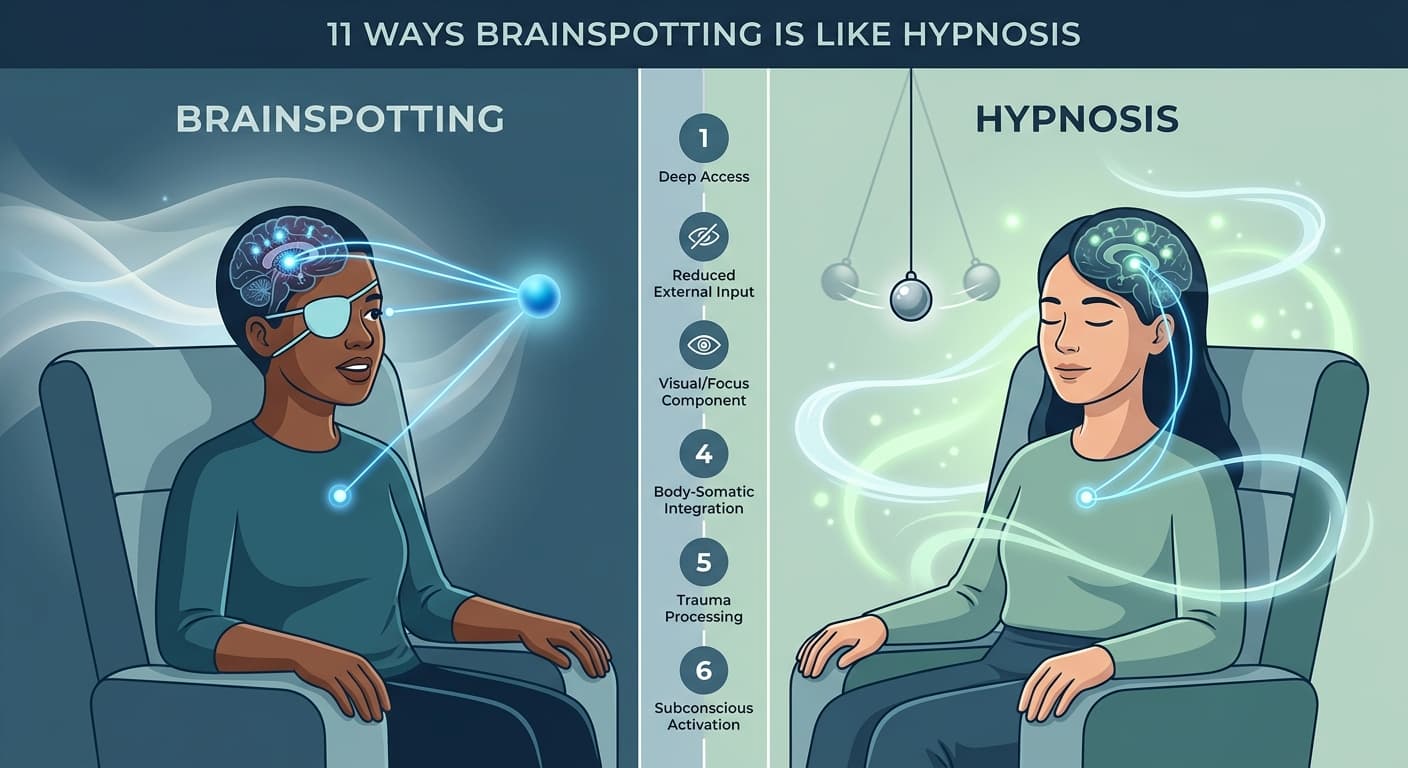 11 Ways Brainspotting is Like Hypnosis