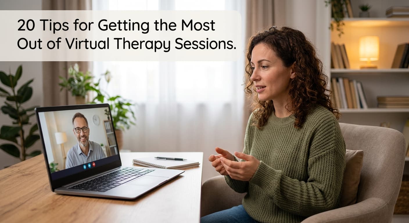 20 Tips for Getting the Most Out of Virtual Therapy Sessions
